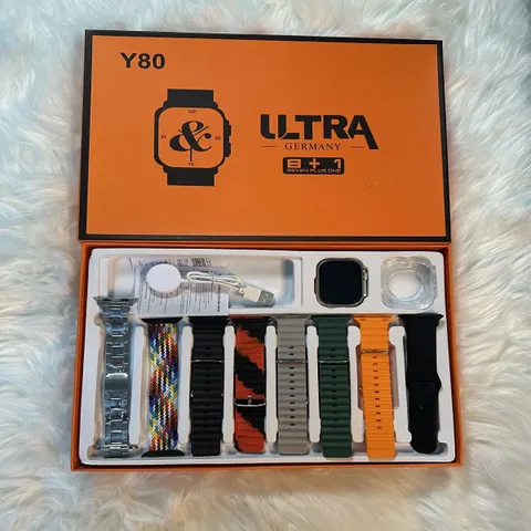 Y80 Ultra Smart Watch with 8 Straps image 3