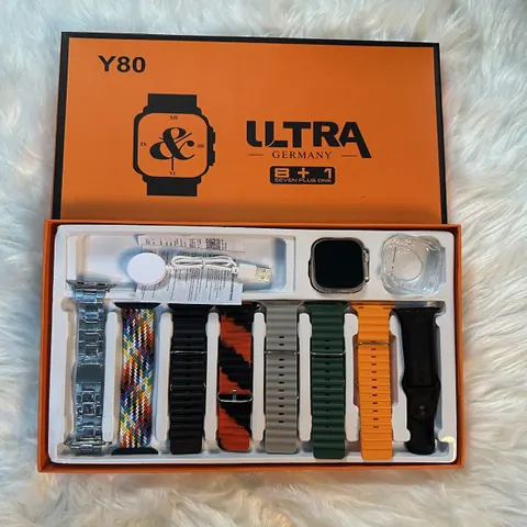 Y80 Ultra Smart Watch with 8 Straps image 4