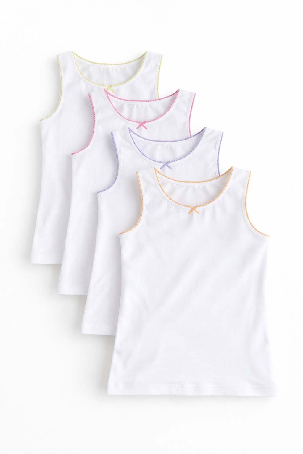 Girls Cotton Sleeveless Vest – Soft Daily Wear