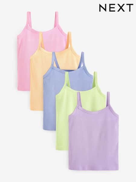 Girls Cotton Sleeveless Vest – Plain Soft Fit