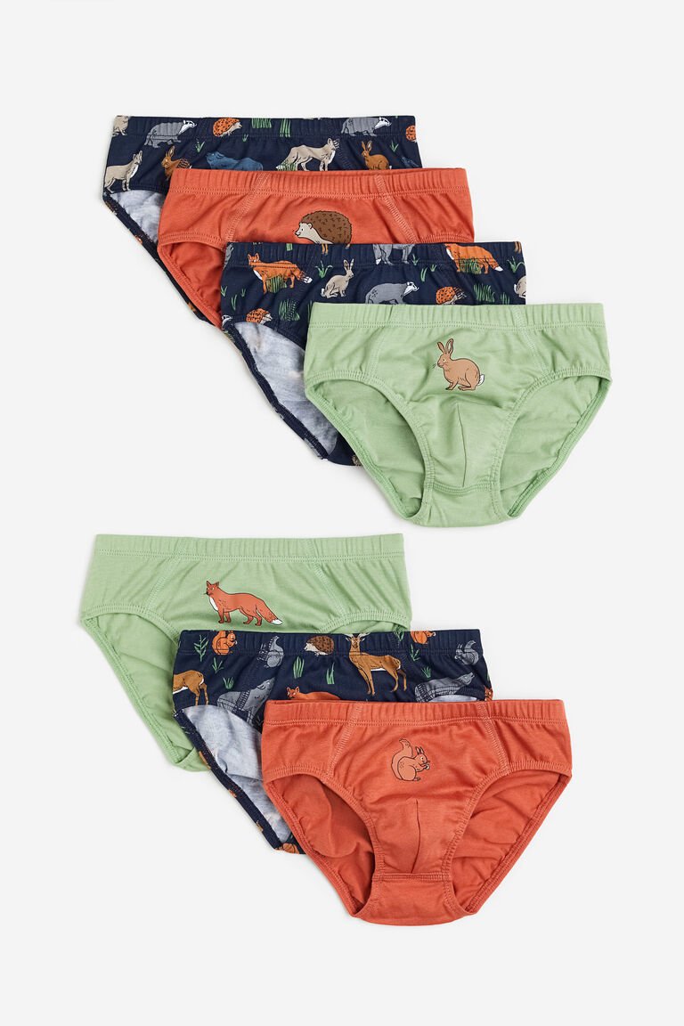 Boys Cotton Brief – Solid & Printed Color
