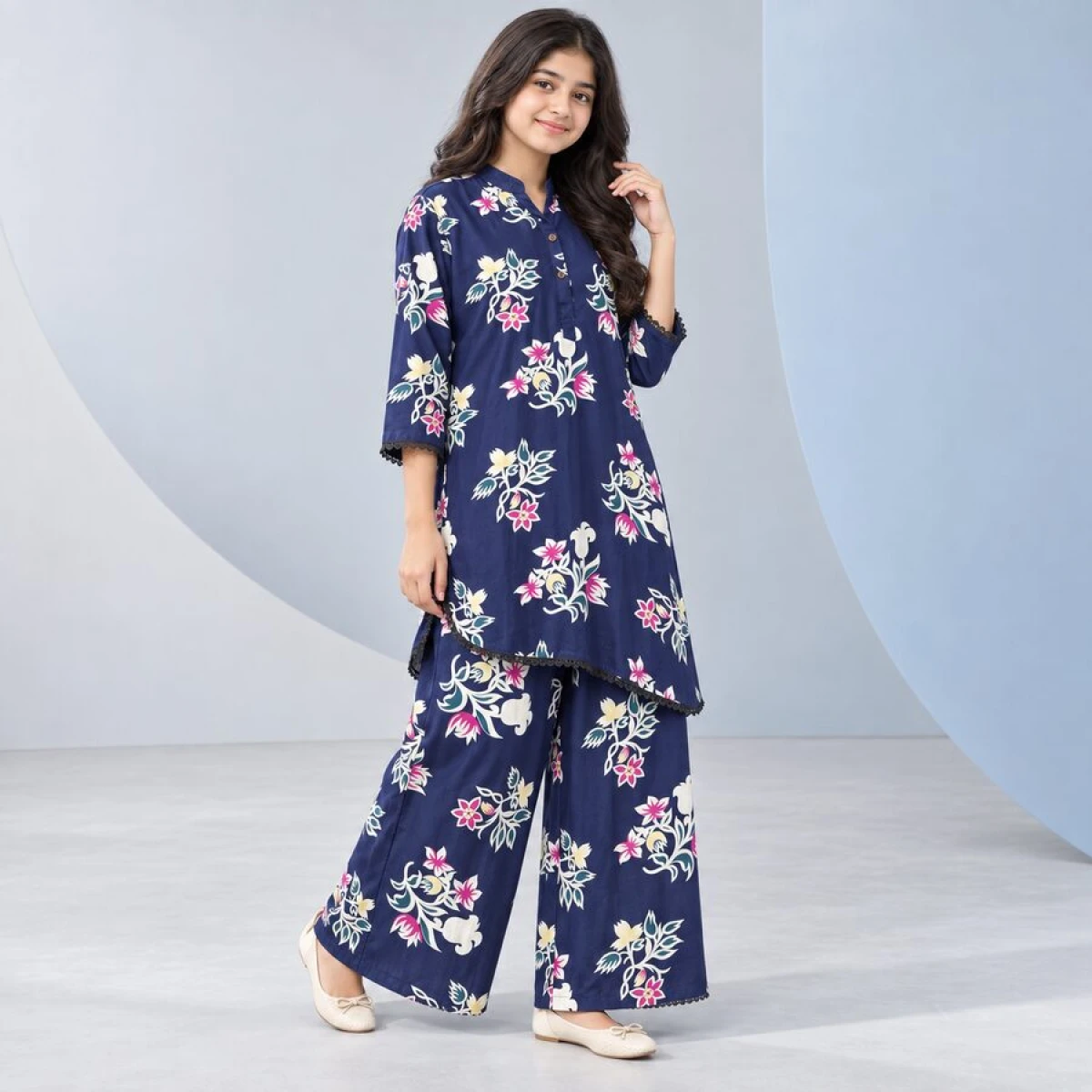 Ladies Kurti & Palazzo Set