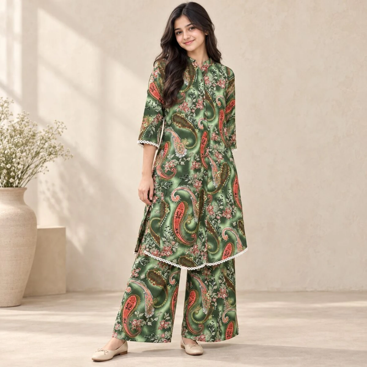 Ladies Kurti & Palazzo Set image 2
