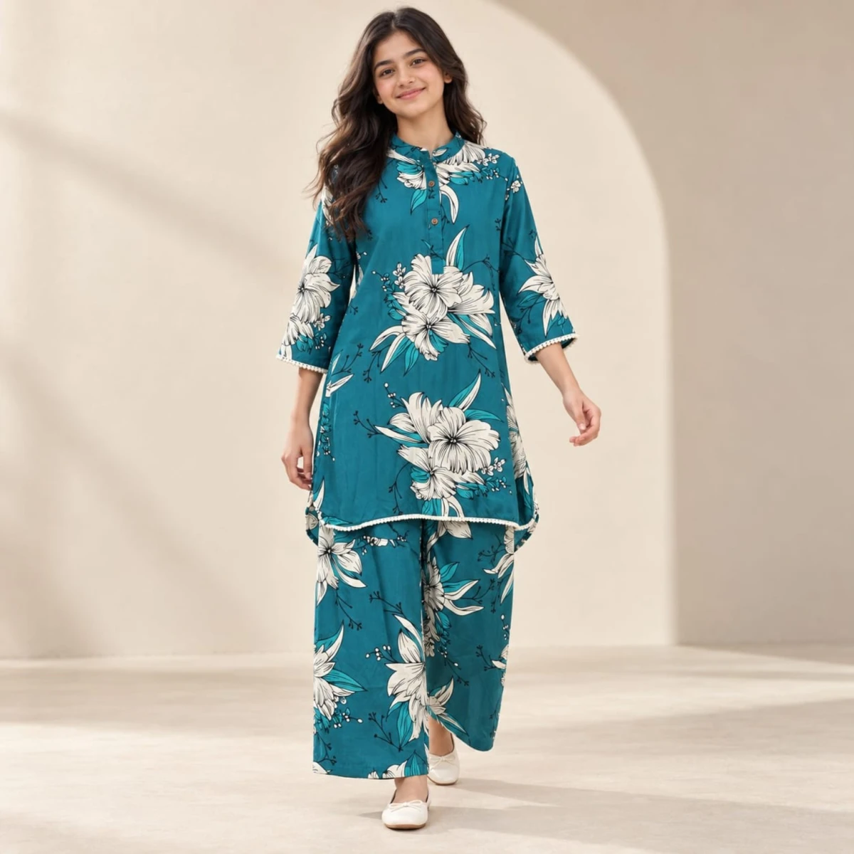 Ladies Kurti & Palazzo Set image 3