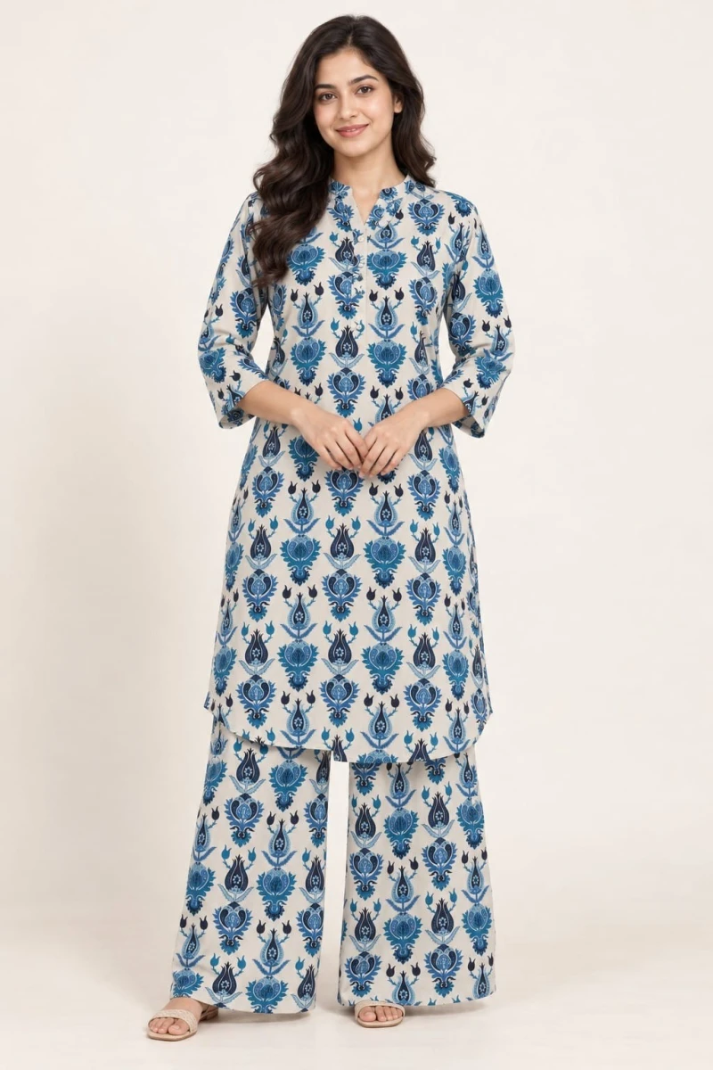 Ladies Kurti & Palazzo Set image 5